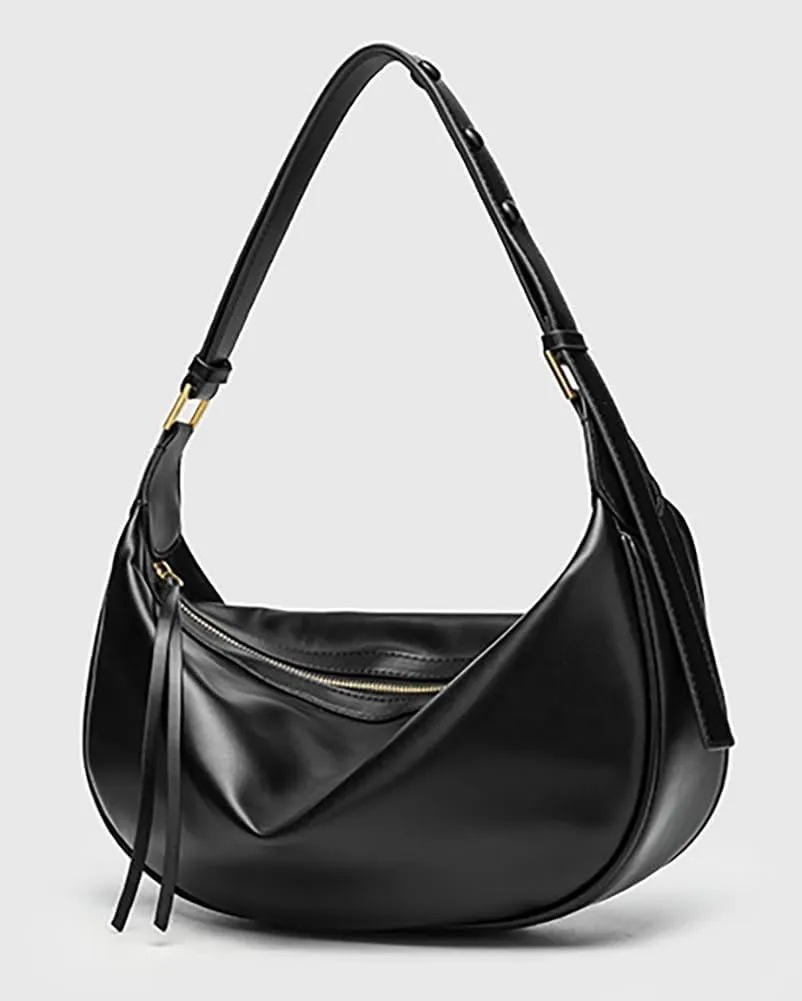 Soft Vegan Leather Shoulder Bag for Women Large Dumpling Tote Purse Ladies Crossbody Satchel Fashion Designer Handbag
