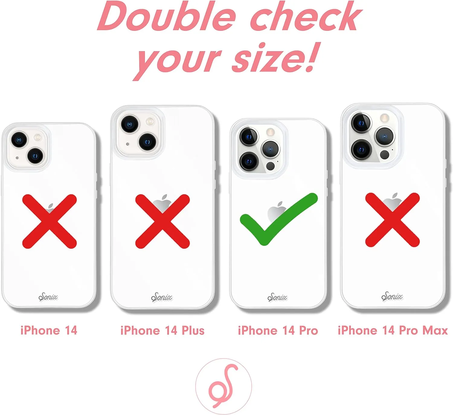 Sonix x Sanrio Wallet Case for iPhone 14 Pro | Compatible with MagSafe | 10ft Drop Tested | Glossy Patent Wallet Crossbody | Hello Kitty Apples