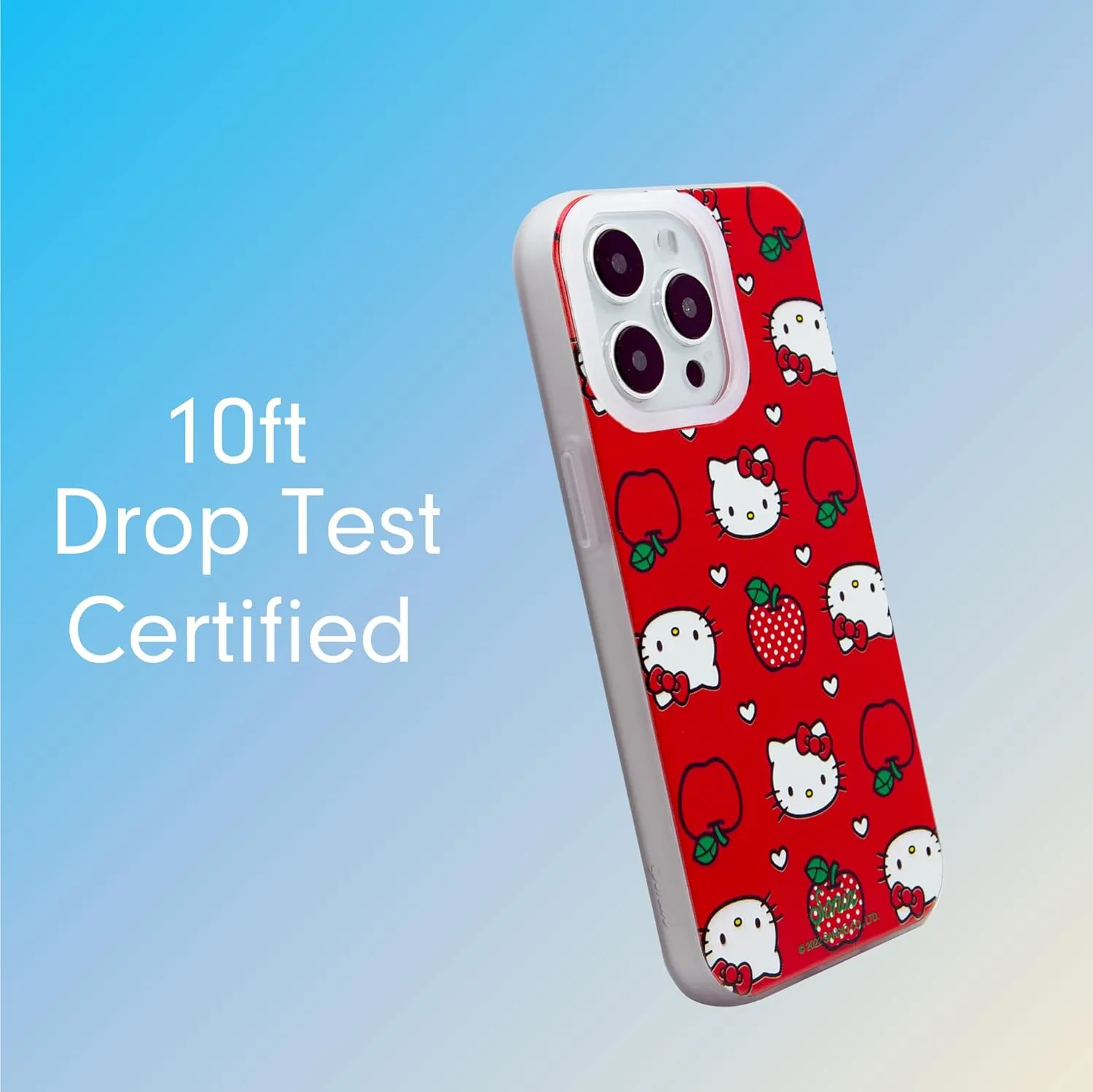 Sonix x Sanrio Wallet Case for iPhone 14 Pro | Compatible with MagSafe | 10ft Drop Tested | Glossy Patent Wallet Crossbody | Hello Kitty Apples