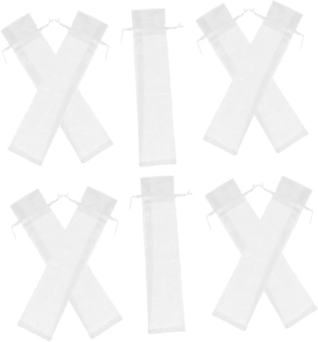 SOPOTUTU 30Pcs Organza Drawstring Bags Mesh present Pouches for Party Favors Lightweight Storage for Crafts Jewelry and More for Festivals and Special Occasions