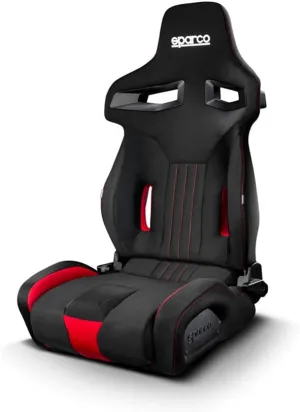 Sparco Sport Seat R333 - Black/Red - Reclinable
