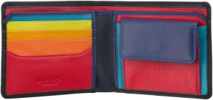 Spectrum Collection Gulzar Leather Wallet with RFID and Tap and Go SP61 Black/Hawaii