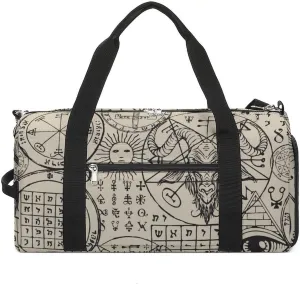 Sport Gym Duffel with Shoe Compartment Wet Pocket, Accult-theme Shoulder Travel Bag for Women Men, style-3