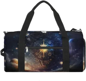 Sport Gym Duffel with Shoe Compartment Wet Pocket, Enigmatic-structure Shoulder Travel Bag for Women Men, style-2