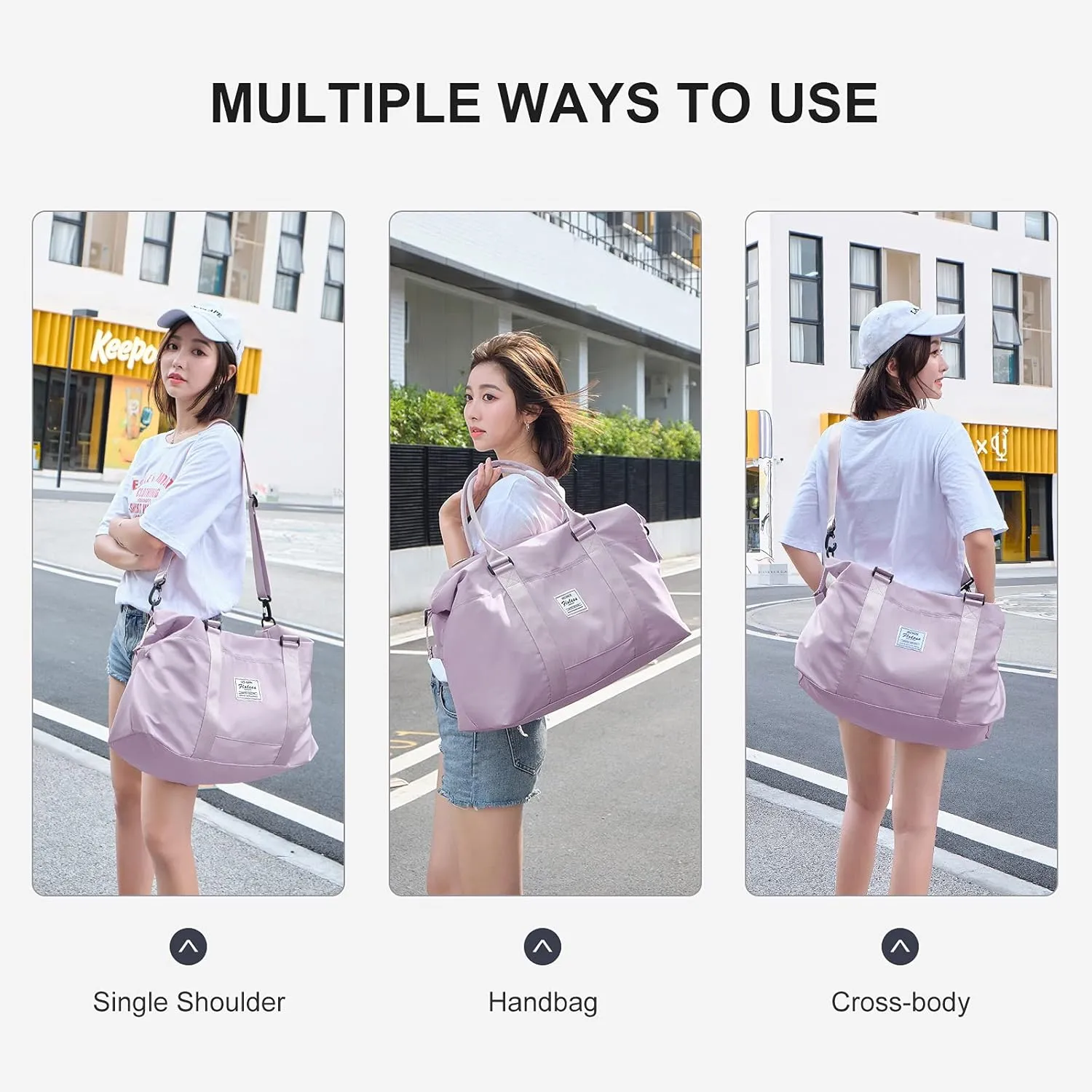 Sport Large Gym Tote Weekender Carry On Airplane Beach Overnight Waterproof Wet Bag