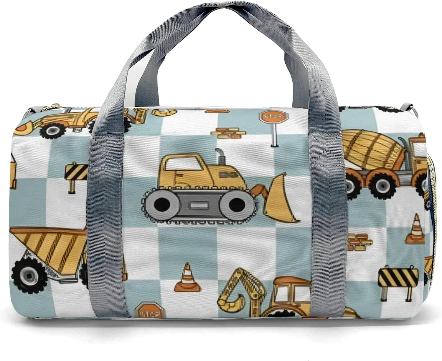 Sport Player Duffle Bag for Travel,Personalized Jump Truck Working Carry on Bag Travel Bags Overnight Weekend Gym Bag Carry On Luggage Bags