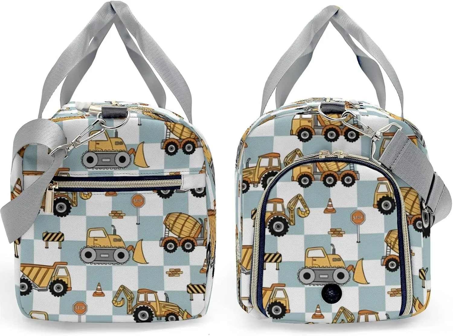 Sport Player Duffle Bag for Travel,Personalized Jump Truck Working Carry on Bag Travel Bags Overnight Weekend Gym Bag Carry On Luggage Bags