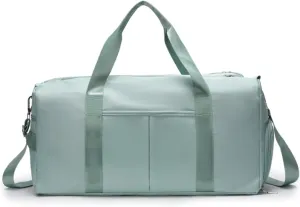 Sports Duffel Bags Gym Tote Bags Travel Golf Duffel Traveling Waterproof Weekend Bags with Shoes for Women Men (Blue)