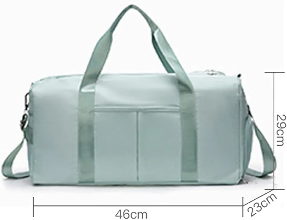 Sports Duffel Bags Gym Tote Bags Travel Golf Duffel Traveling Waterproof Weekend Bags with Shoes for Women Men (Blue)