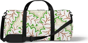 Sports Gym Bag for Women and Men Waterproof Abstract Bright Geometric Pattern Duffel Bag Lightweight Carryon Traveling Boarding Gripsack