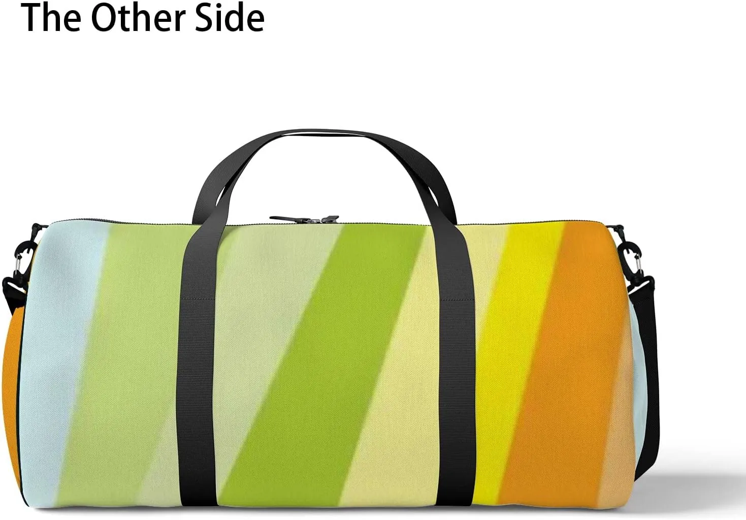 Sports Gym Bag for Women and Men Waterproof Abstract Pattern Bright Colorful Duffel Bag Lightweight Carryon Traveling Boarding Gripsack