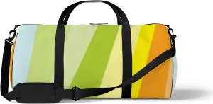 Sports Gym Bag for Women and Men Waterproof Abstract Pattern Bright Colorful Duffel Bag Lightweight Carryon Traveling Boarding Gripsack