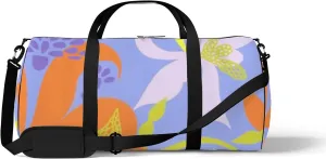 Sports Gym Bag for Women and Men Waterproof Abstract Tropical Floral Pattern Hand Drawn Duffel Bag Lightweight Carryon Traveling Boarding Gripsack