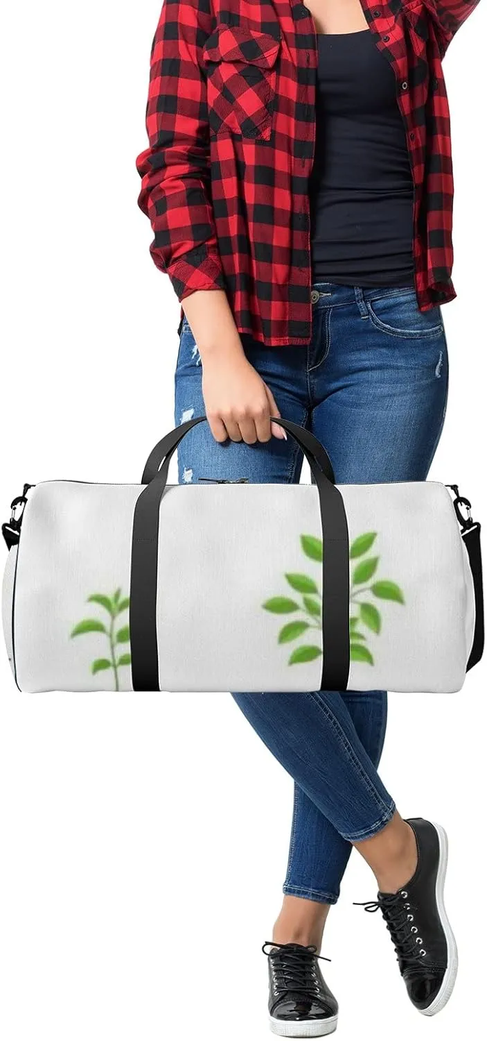 Sports Gym Bag for Women and Men Waterproof Growth Stages Diagram Duffel Bag Lightweight Carryon Traveling Boarding Gripsack