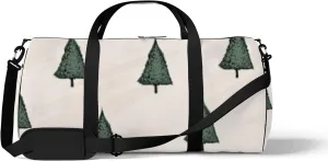Sports Gym Bag for Women and Men Waterproof Pen Style Sketch Trees Duffel Bag Lightweight Carryon Traveling Boarding Gripsack