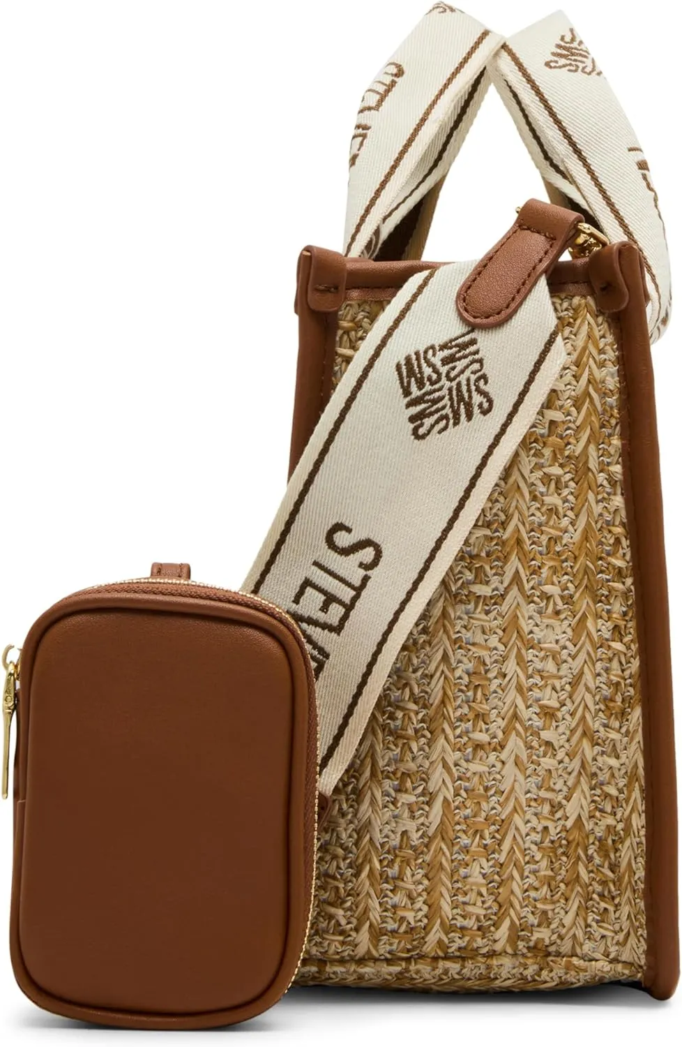 Steve Madden Bwebber Small Straw Satchel