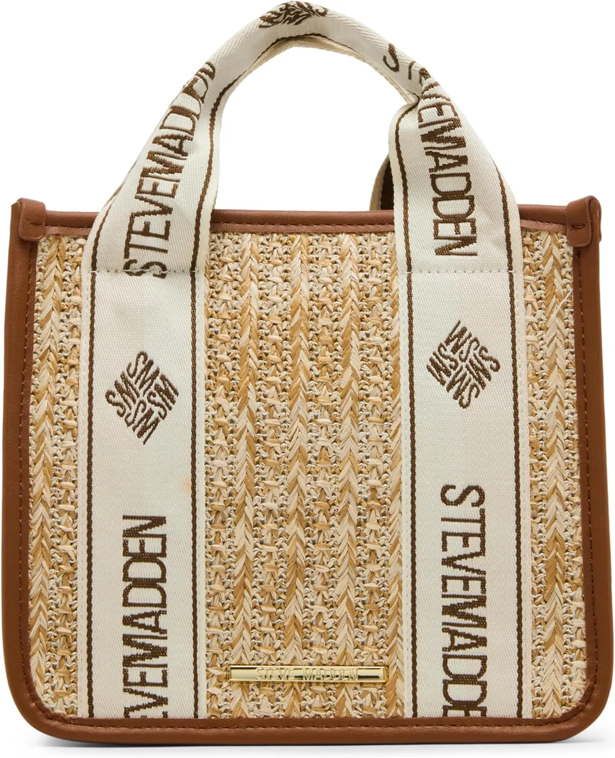 Steve Madden Bwebber Small Straw Satchel