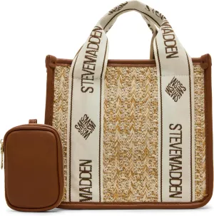 Steve Madden Bwebber Small Straw Satchel