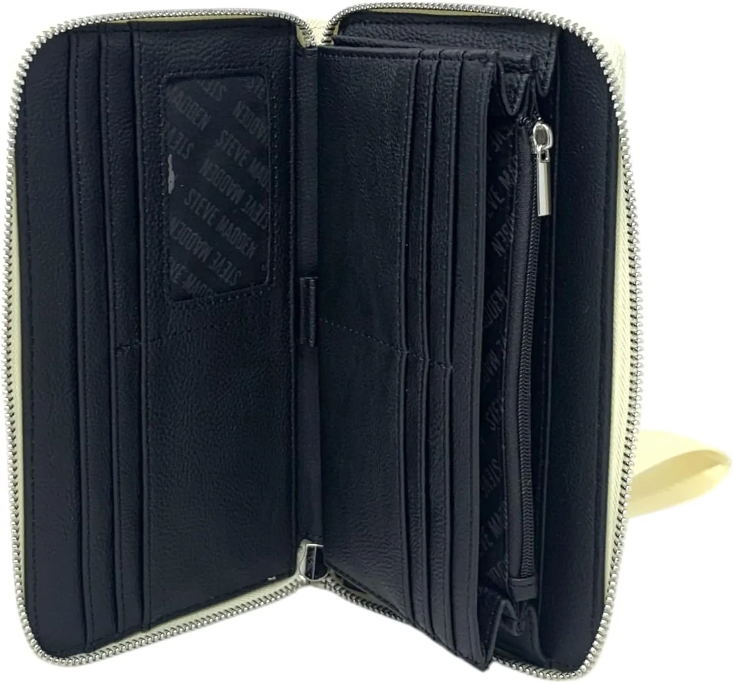 Steve Madden Bzip-Web Zip Around Wristlet