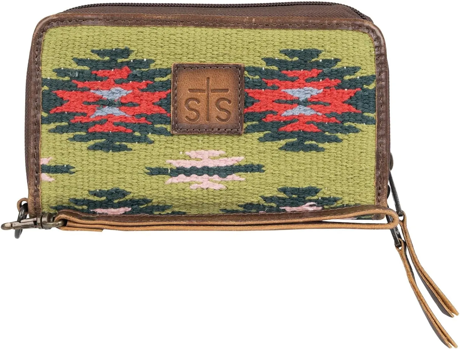 STS Ranchwear Womens Baja Dreams Kacy Multi-Color Leather Clutch Bag