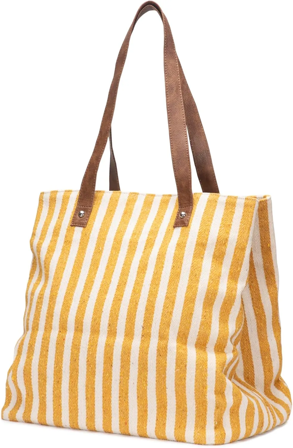 Sturdy & Long Lasting Stripe Three Pocket Bag|Multipurpose Tote Bag|Dimension - 36x36x23|Capacity - 30L