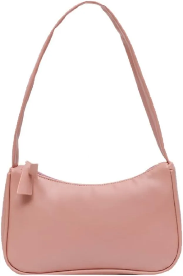 Suillty Women Vintage Underarm Shoulder Bag PU Leather Small Tote Wallet Handbag Clutch Purse