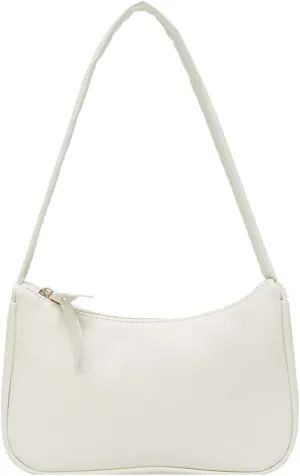 Suillty Women Vintage Underarm Shoulder Bag PU Leather Small Tote Wallet Handbag Clutch Purse