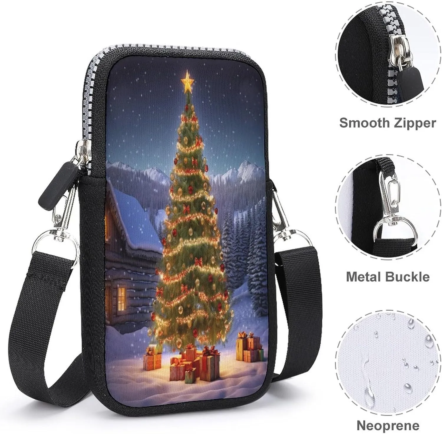 Sunny Arch Small Crossbody Bag for Women,Lightweight Mini Shoulder Bag Wallet Cell Phone Purse For Running,Travel,Commuting