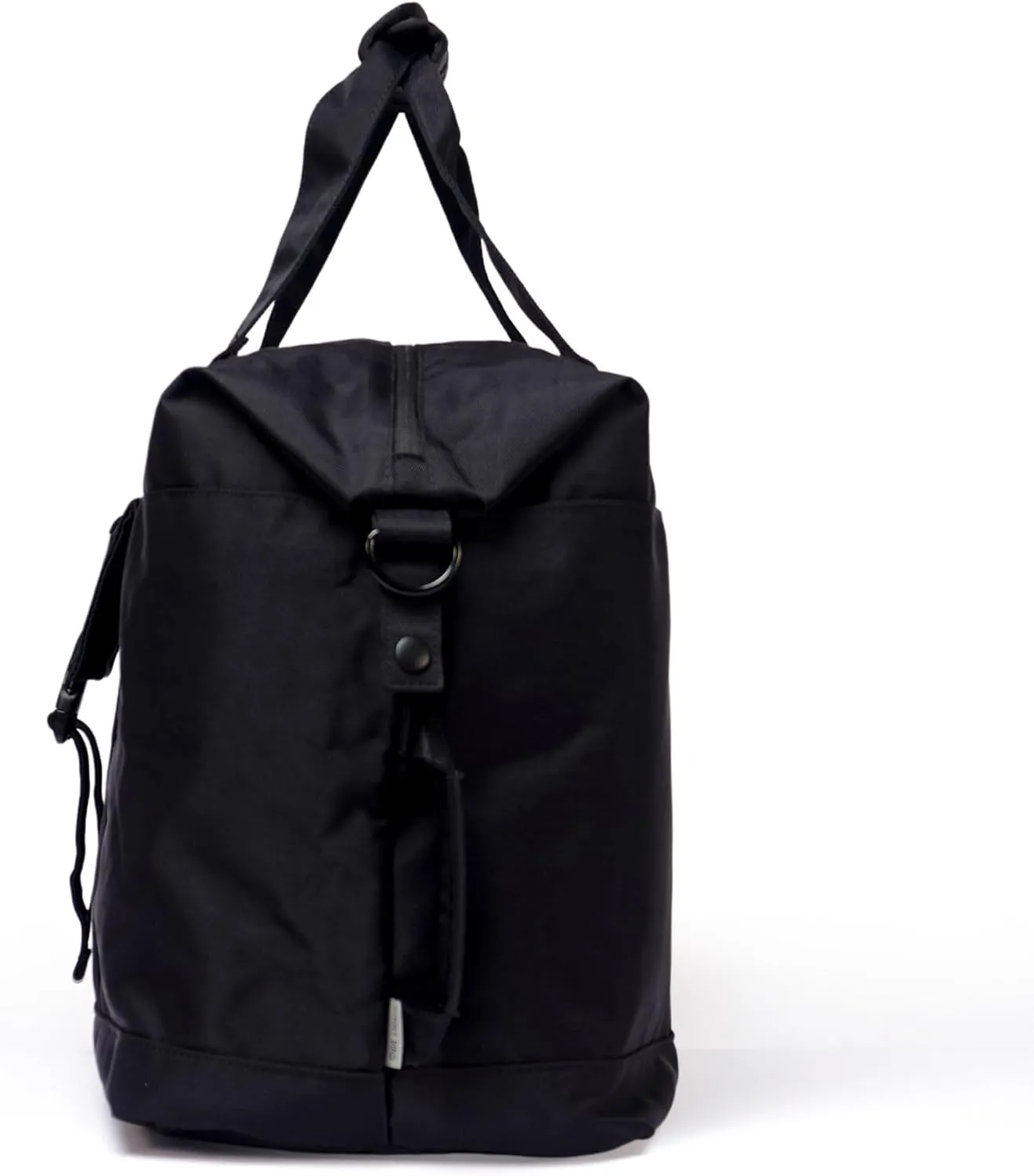 SUNNY BIRD Duffel with Utility Pouch, 40L Weekender Overnight Bag with Shoe Compartment for Travel and Sports (Black)