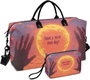Sunset Sky Duffel Bag for Travel Gym Sport, Weekender Travel Bags Carry on Overnight Bag