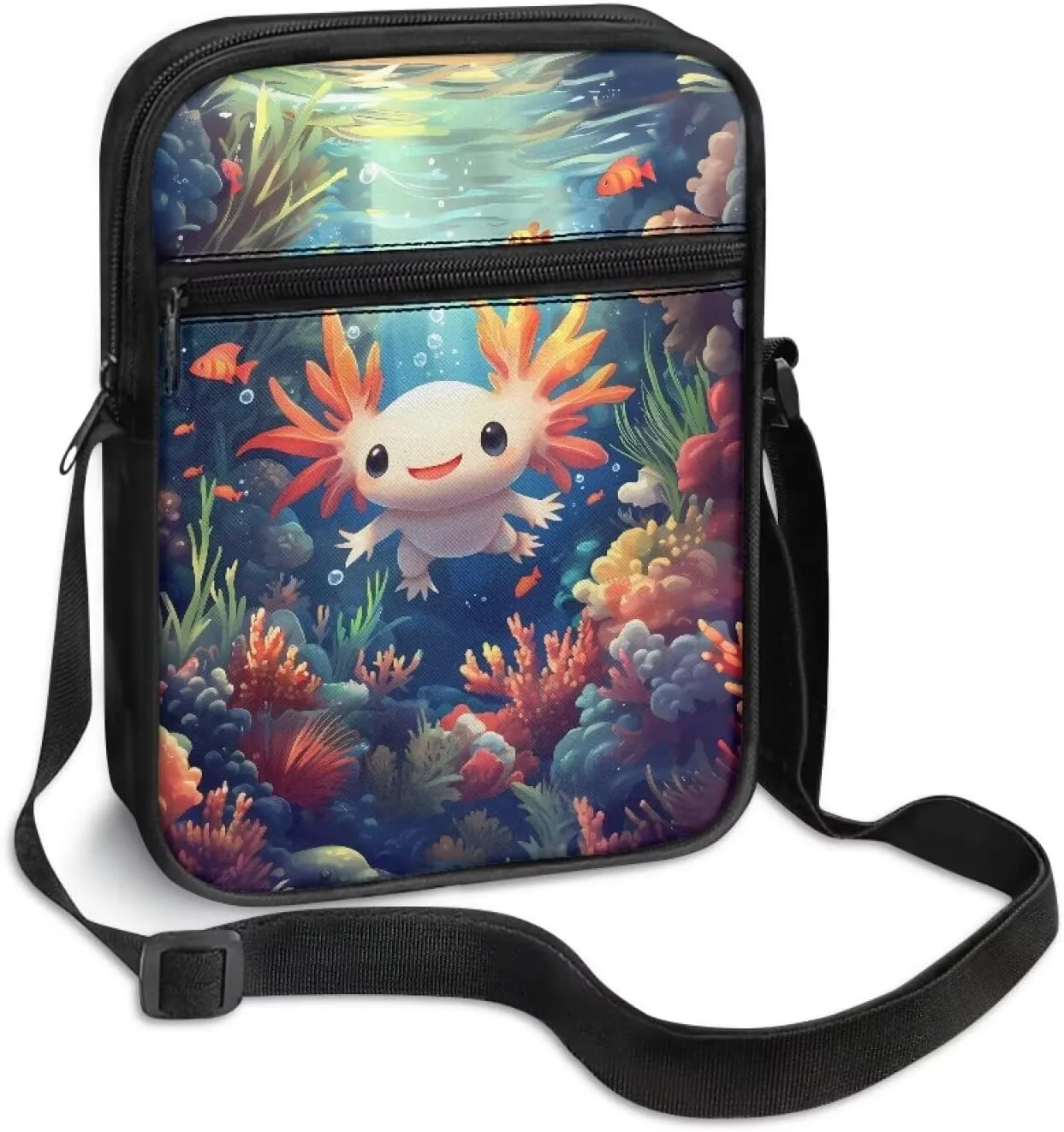 Suobstales Crossbody Bag for Women Men, Small Sling Pack Handbag for Work Business, Lightweight Messenger Shoulder Travel Bag