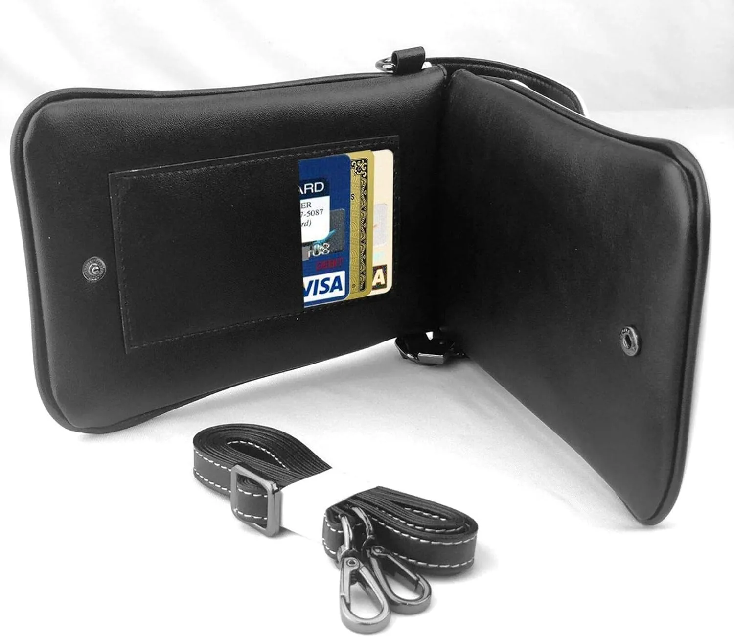 SWEET TANG Small Crossbody Phone Bag Ani-Theft Small Leather Shoulder Bag Adjustable Strap