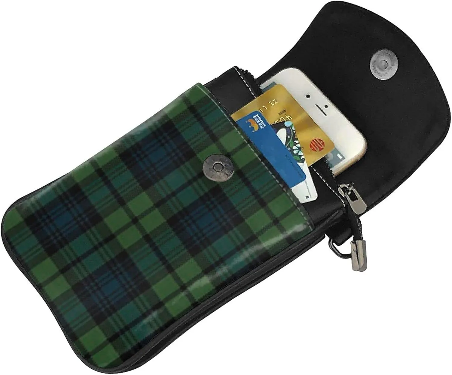 SWEET TANG Small Crossbody Phone Bag Ani-Theft Small Leather Shoulder Bag Adjustable Strap