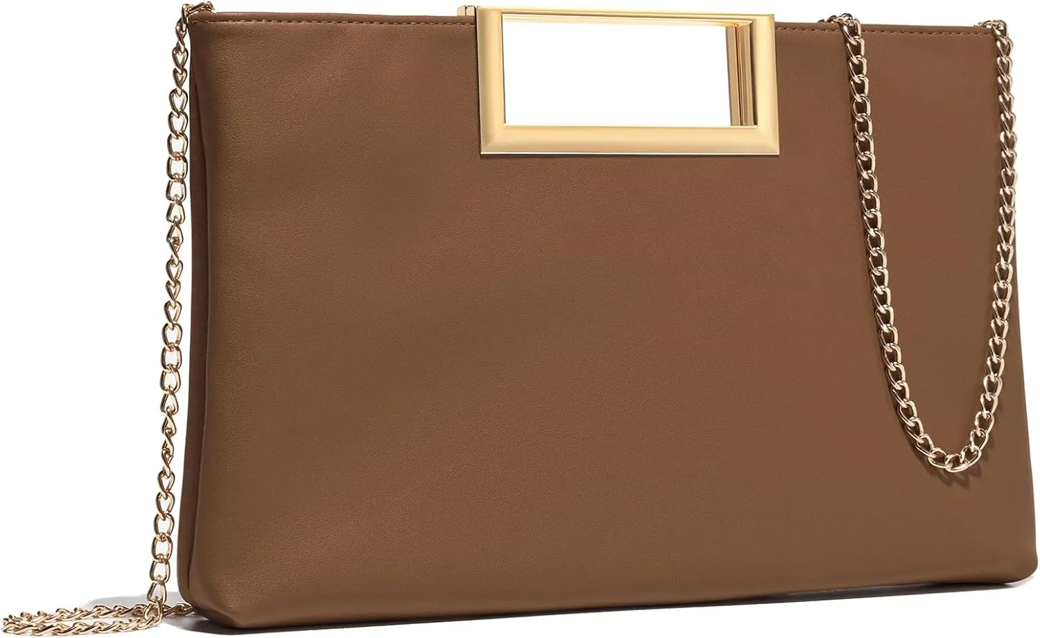 SWEETV Clutch Purses for Women Evening Formal, Fashion PU Leather Purse for Prom, Cocktail, and Wedding,Nina