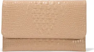 SWEETV Evening Clutch Purses for Women Elegant Wristlet Wallets Crocodile Pattern PU Leather Cross body Purse Formal/Wedding
