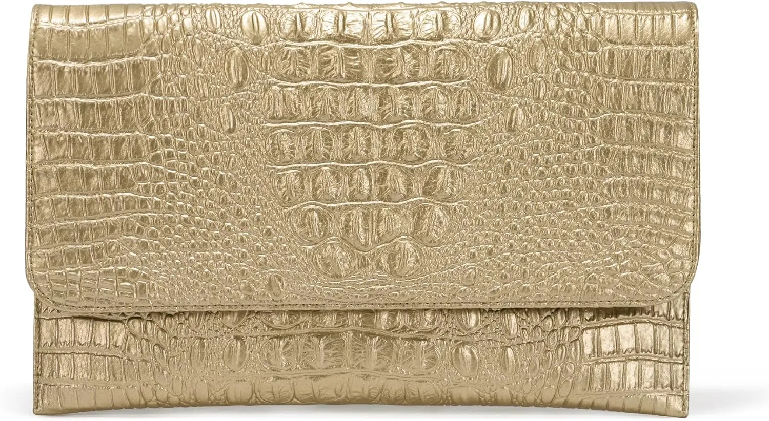 SWEETV Evening Clutch Purses for Women Elegant Wristlet Wallets Crocodile Pattern PU Leather Cross body Purse Formal/Wedding