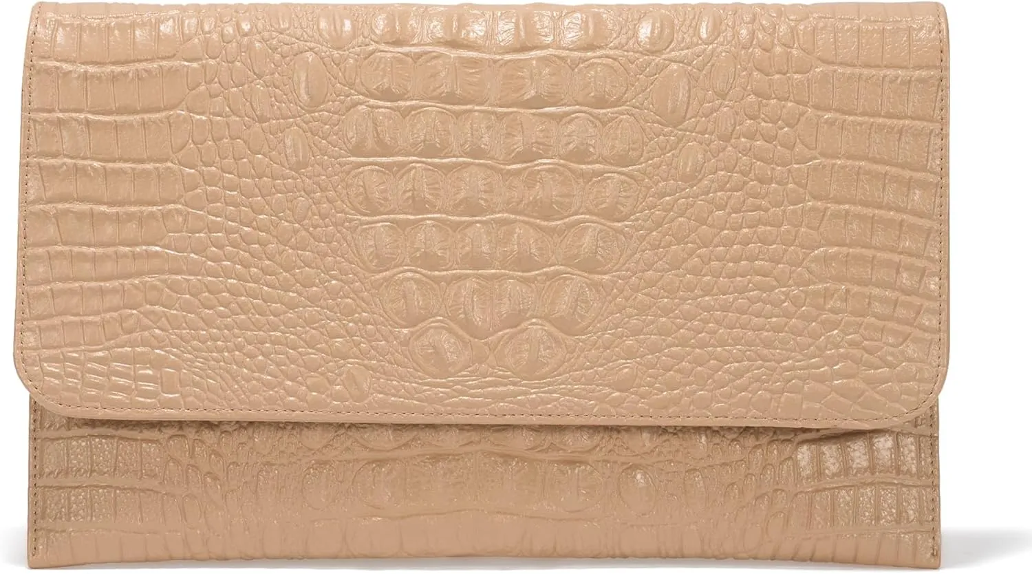 SWEETV Evening Clutch Purses for Women Elegant Wristlet Wallets Crocodile Pattern PU Leather Cross body Purse Formal/Wedding