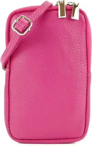 T197 - Italian leather shoulder bag mobile phone bag small