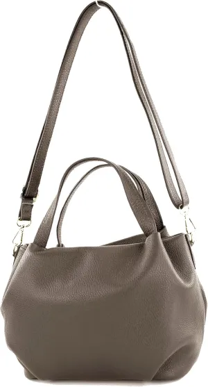 T218 - italian women's small handle bag made of leather