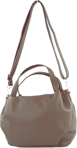 T218 - italian women's small handle bag made of leather