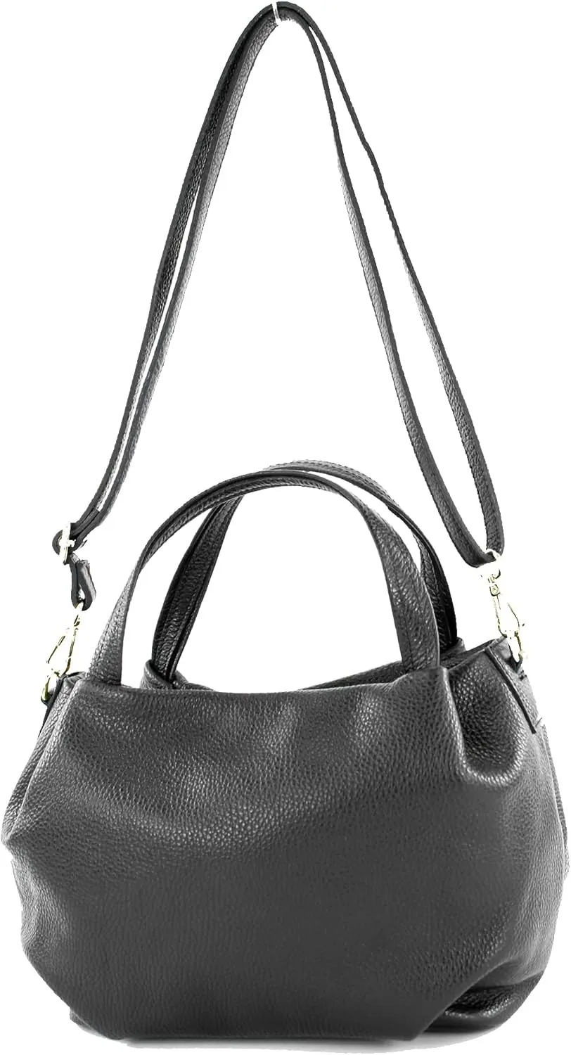 T218 - italian women's small handle bag made of leather