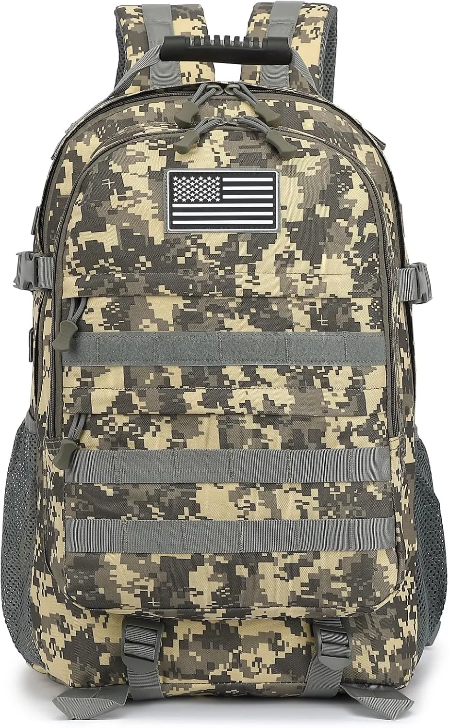 Tactical School Backpack for Boys Men, Military Army Bookbag for Kids Teens Adults Camping Travel Outdoor Hiking (ACU Camo)