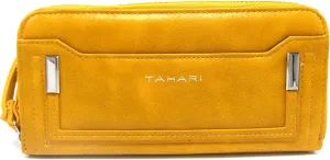 Tahari Women's Faux Leather Zippy RFID Clutch Wristlet Ladies One Size I965x