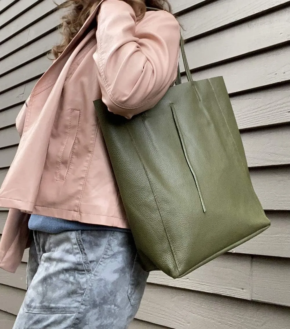 Taylor Tote Shoulder Bag Soft Italian Leather