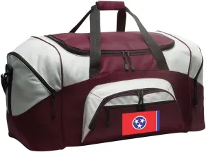 Tennessee Flag Gym Bag Deluxe Tennessee Duffle Bag