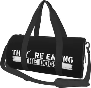 They'Re Eating The Dogs Duffel Bag Gym Bag Travel Sports Tote Large Foldable Beach Swim Yoga2