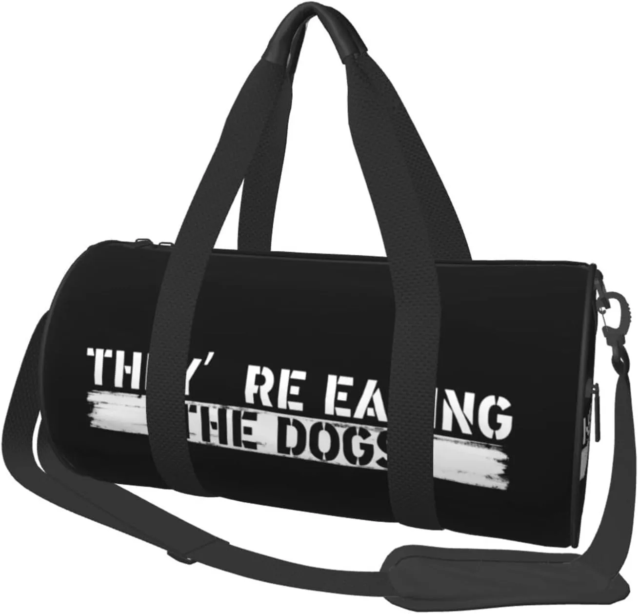 They'Re Eating The Dogs Duffel Bag Gym Bag Travel Sports Tote Large Foldable Beach Swim Yoga2