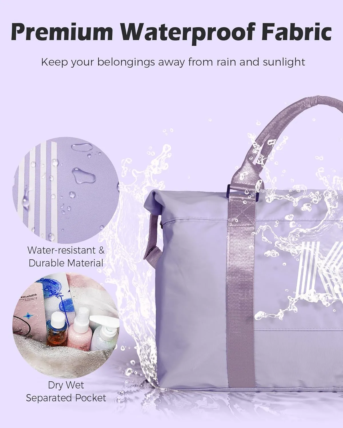 Things for Teen Girls, Birthday Gift, Initial Travel Bag, Girls Sports Bag, Personalized Weekender Bag, Monogram Overnight Bag Gift for Her (Letter H)