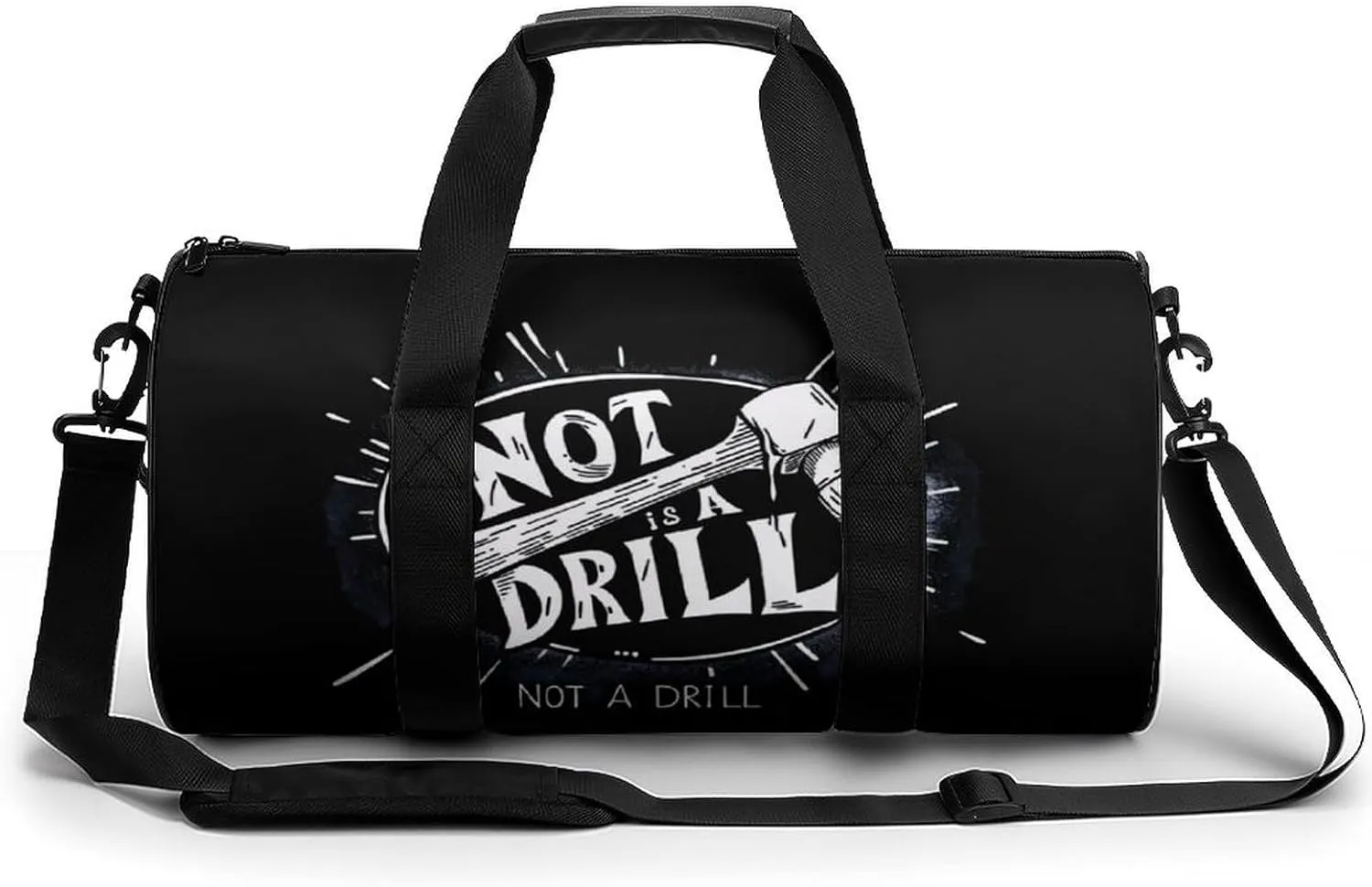 This Is Not A Drill Novelty Large Duffel Bag Lightweight Gym Bag Travel Tote Bags