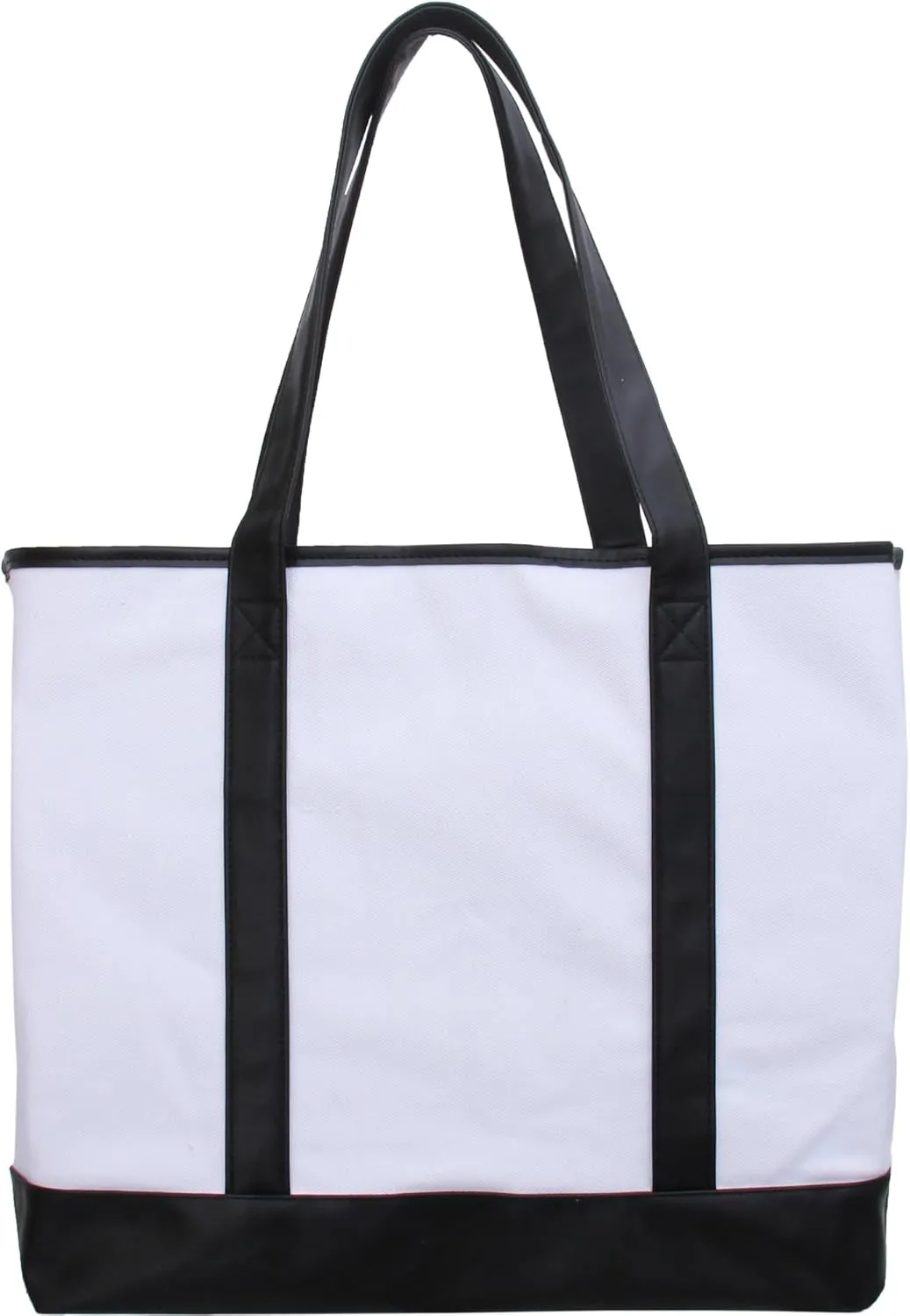 Threadart Extra Large Canvas Tote Bag - 22"x16"x6" - 14 oz Canvas - Shopping, Beach, Getaways, Gifts